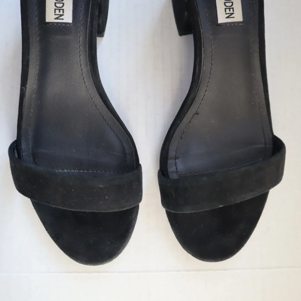 Steve Madden black heel sandals - Picture 6 of 7